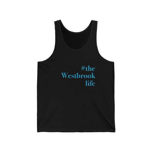 #thewestbrooklife Unisex Jersey Tank