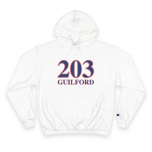 203 Guilford Red White & Blue Champion Hoodie