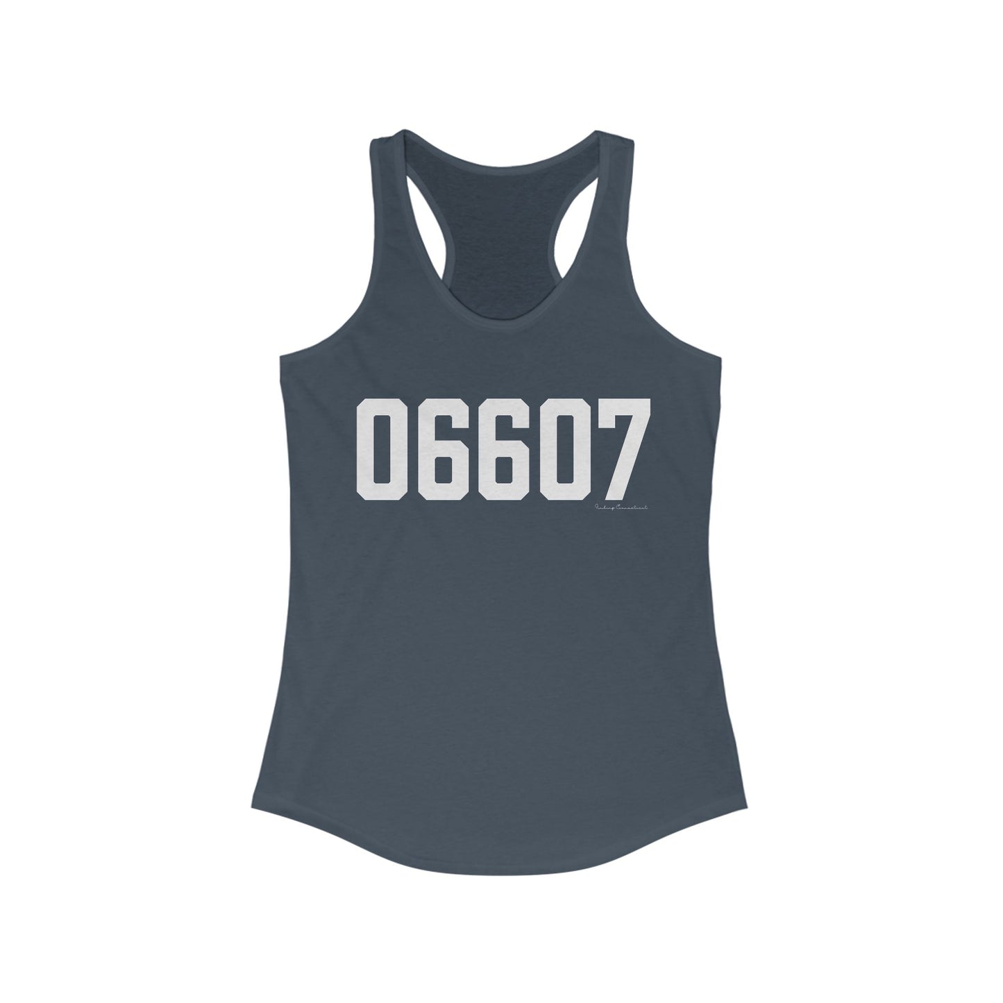 06607 Bridgeport CT Zip Code Women's Ideal Racerback Tank Top