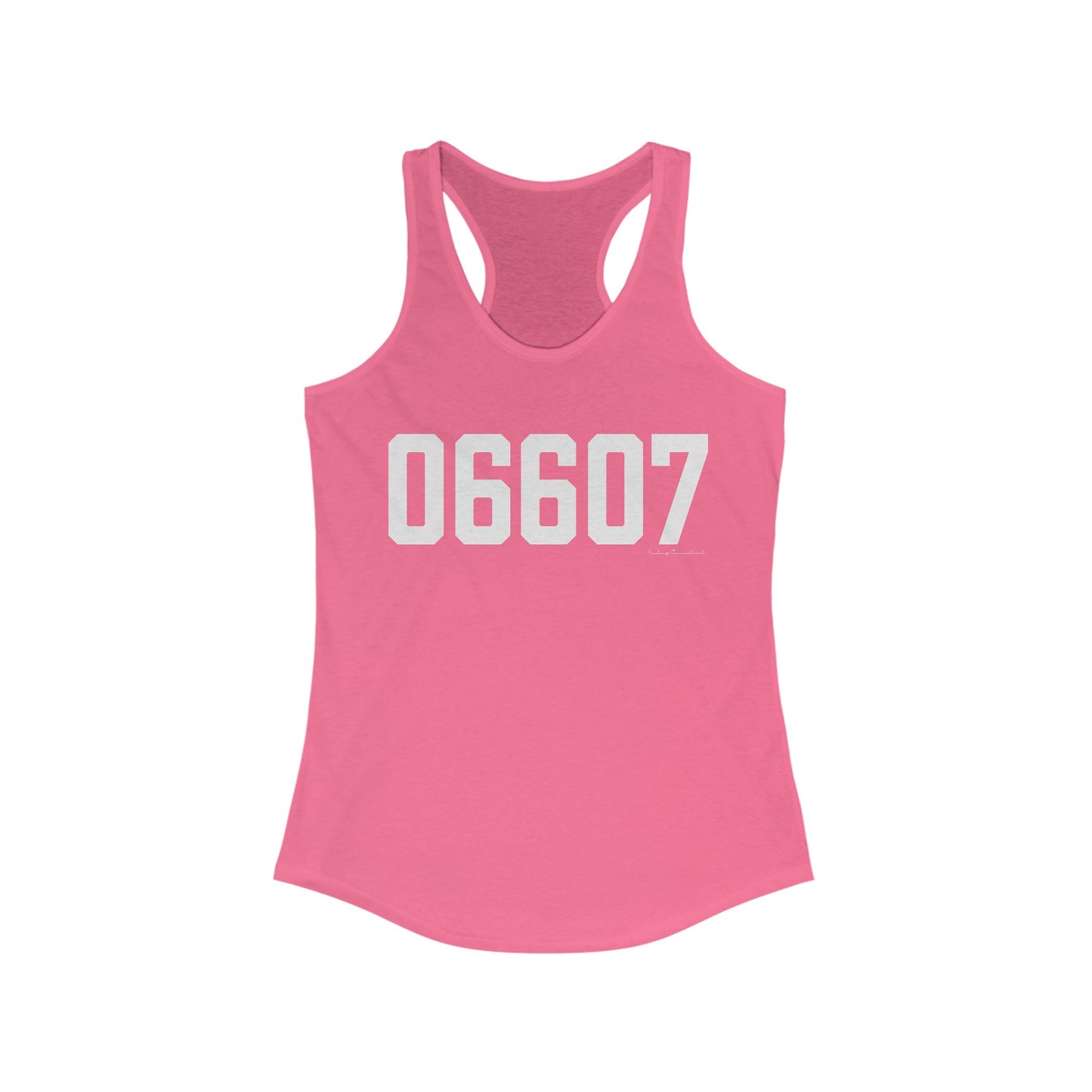 06607 Bridgeport CT Zip Code Women's Ideal Racerback Tank Top