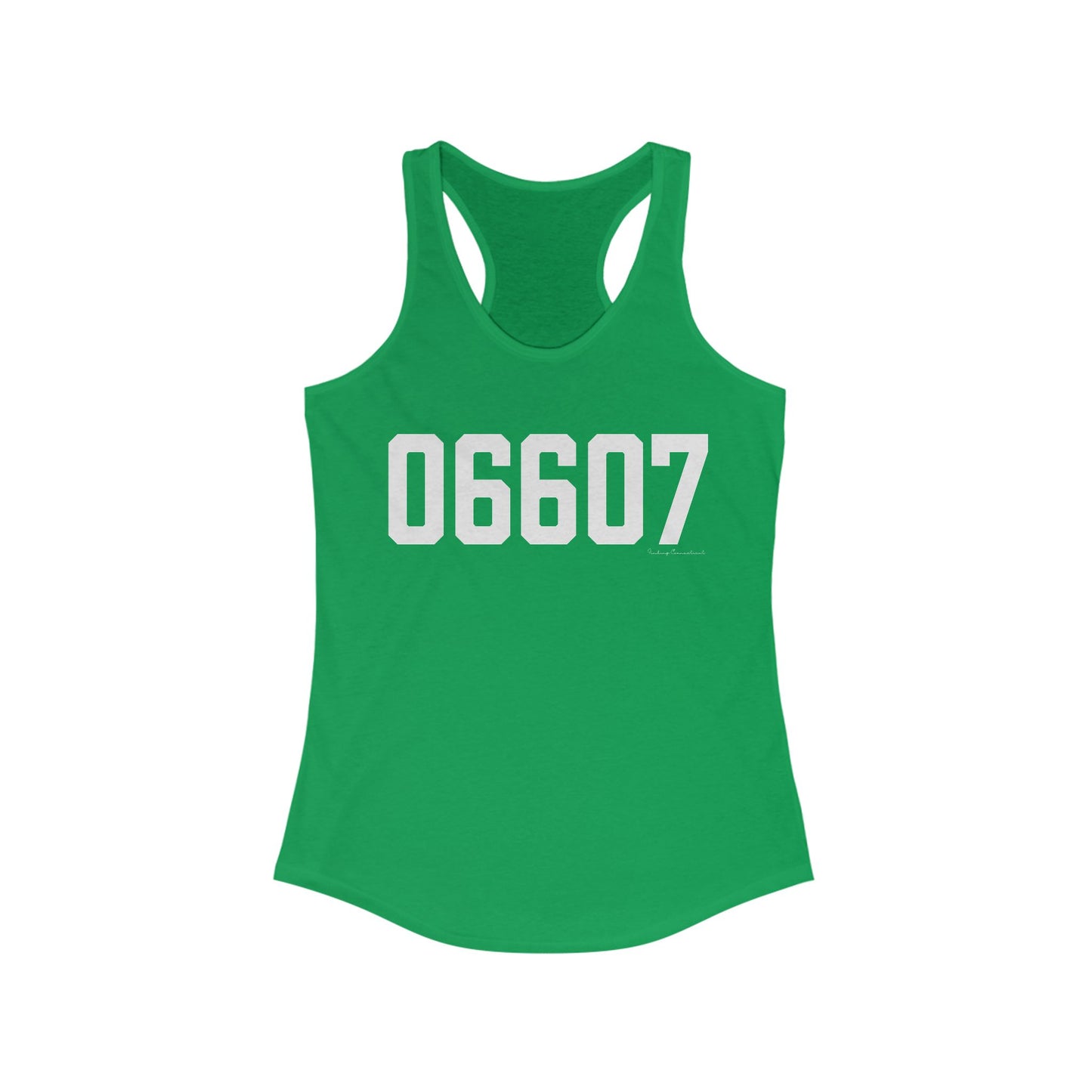 06607 Bridgeport CT Zip Code Women's Ideal Racerback Tank Top
