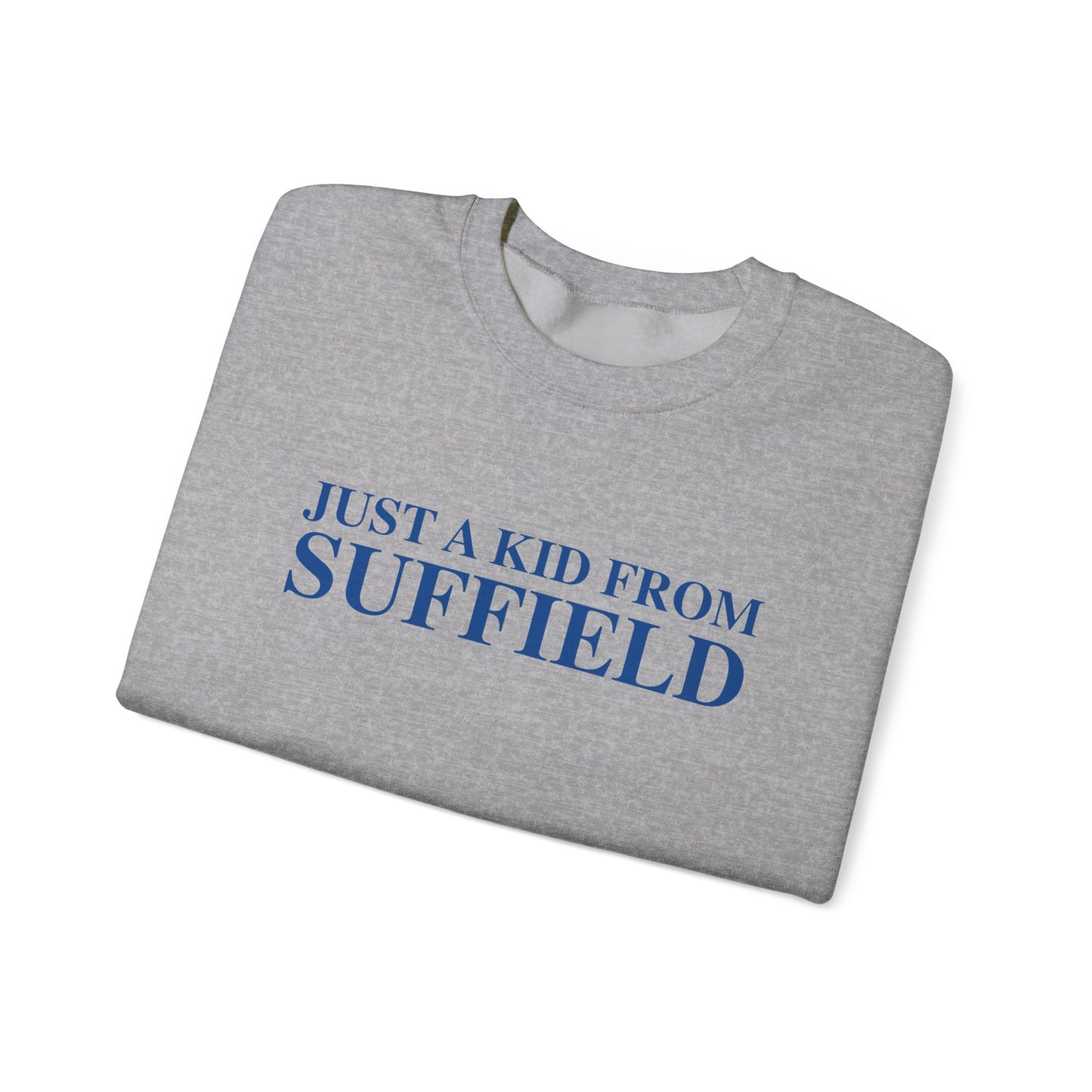 Just a kid from Suffield Unisex Heavy Blend™ Crewneck Sweatshirt