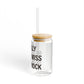 I Really Really Miss Black Rock Sipper Glass, 16oz