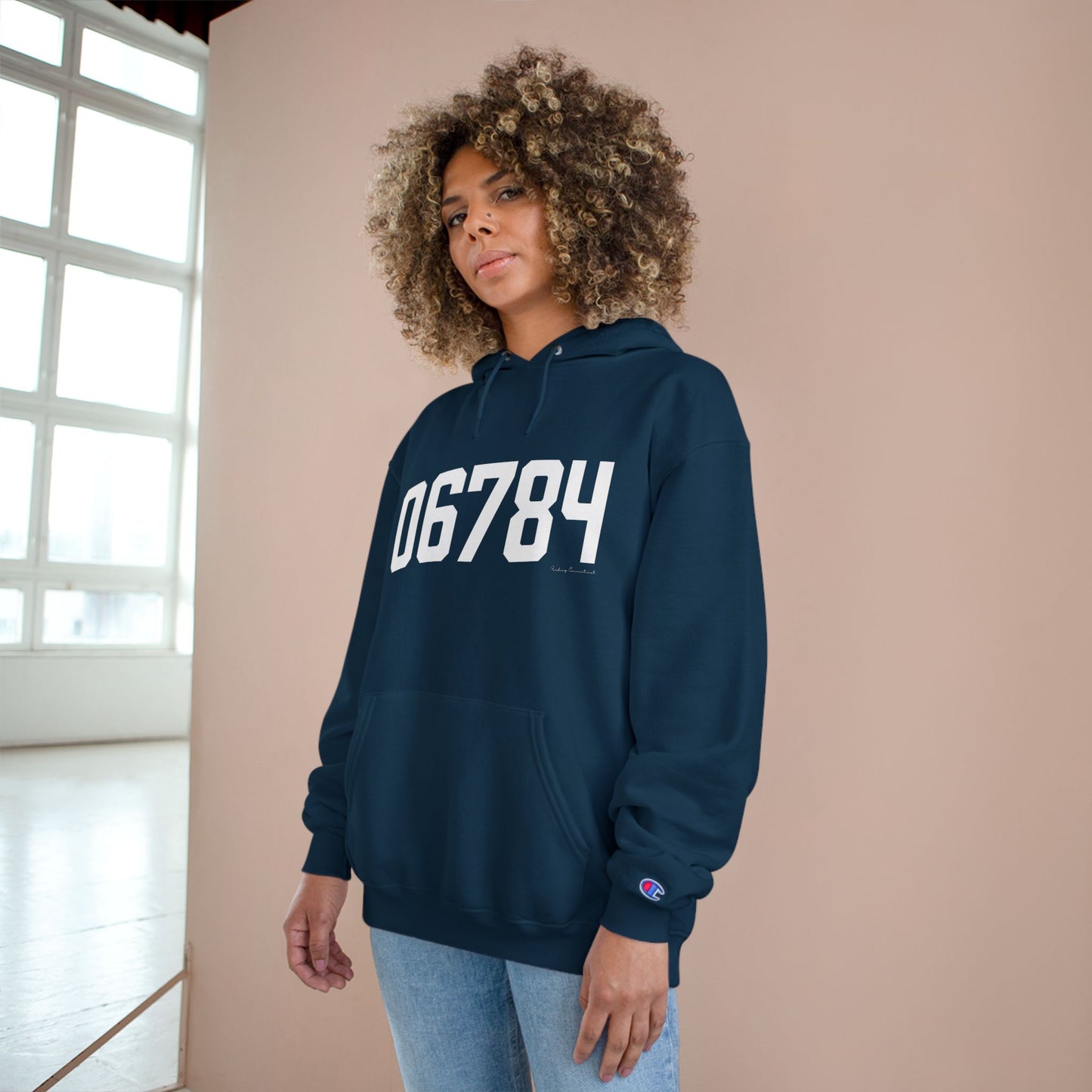06784 Sherman CT Zip Code Champion Hoodie Sweatshirt