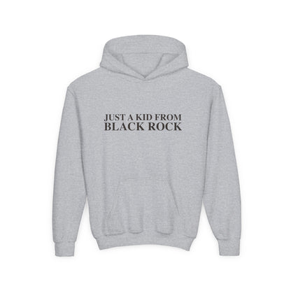 Just a kid from Black Rock Youth Heavy Blend Hooded Sweatshirt