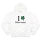 I Clover Sherman Champion Hoodie