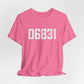 06831 - Greenwich CT Zip Code Unisex Jersey Short Sleeve T-Shirt