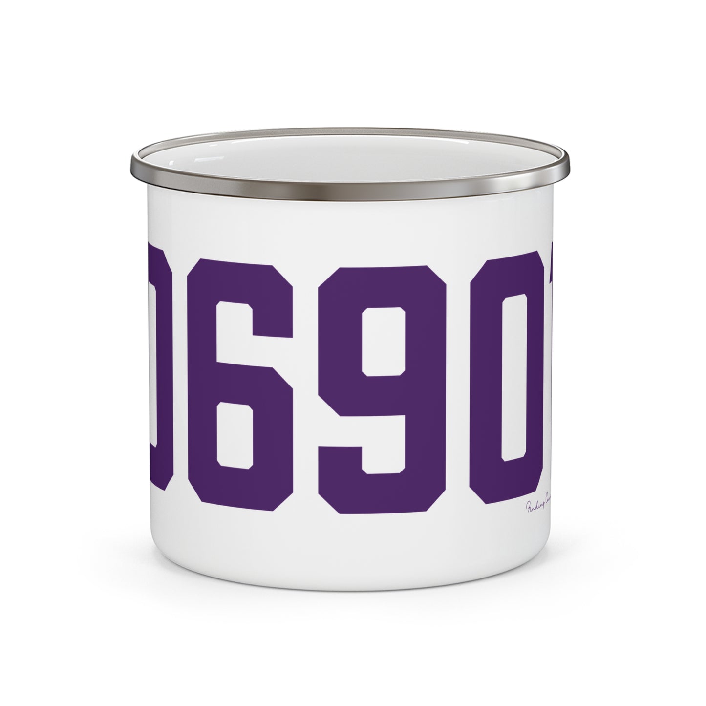 06901 Stamford Connecticut Zip Code Enamel Camping Mug