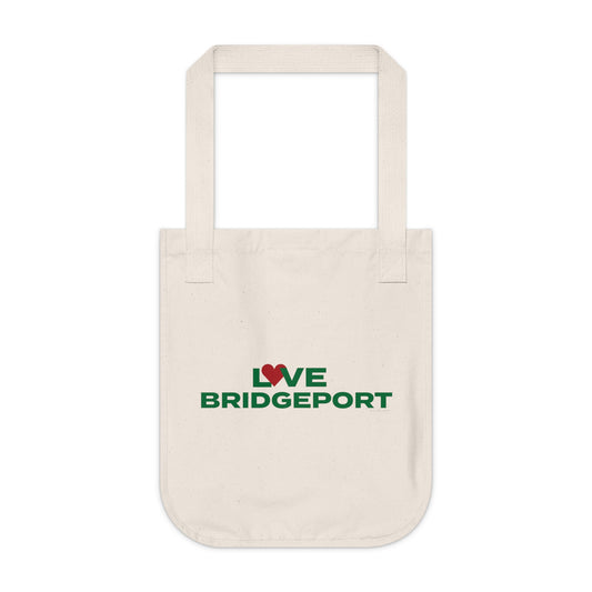 Love Bridgeport Organic Canvas Tote Bag
