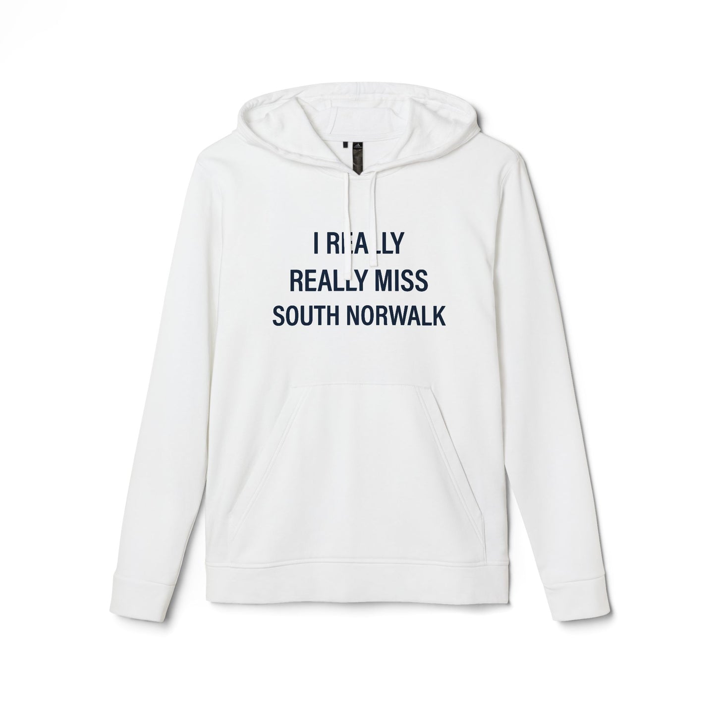 I Really Really Miss South Norwalk adidas Unisex Fleece Hoodie