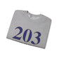 203 East Haven Unisex Heavy Blend™ Crewneck Sweatshirt