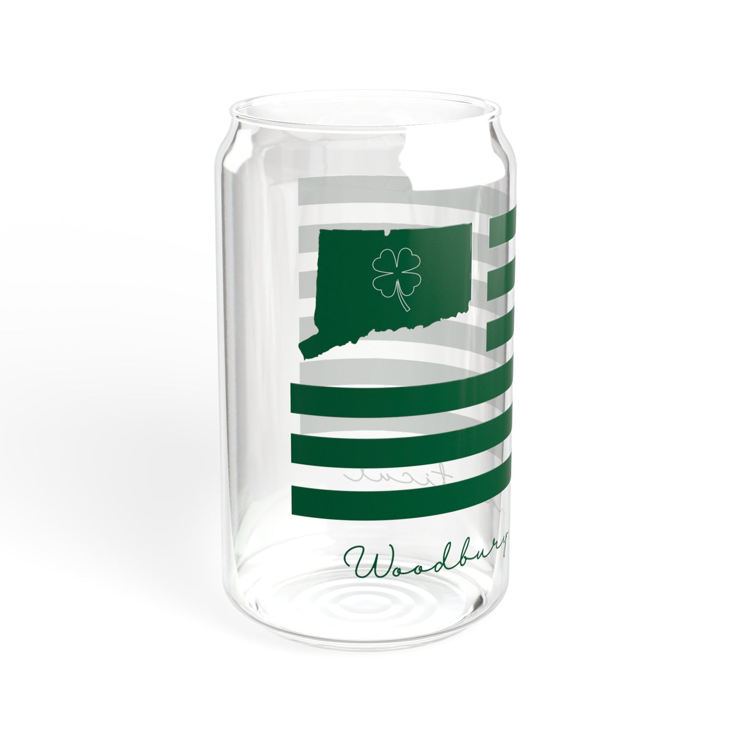 Woodbury St. Patrick’s Day Flag Sipper Glass, 16oz