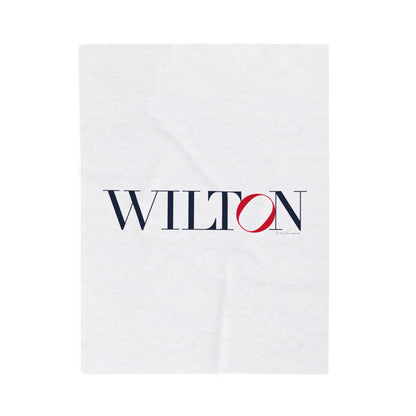 41 Tilt Wilton  Velveteen Plush Blanket