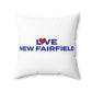 Love New Fairfield Spun Polyester Square Pillow