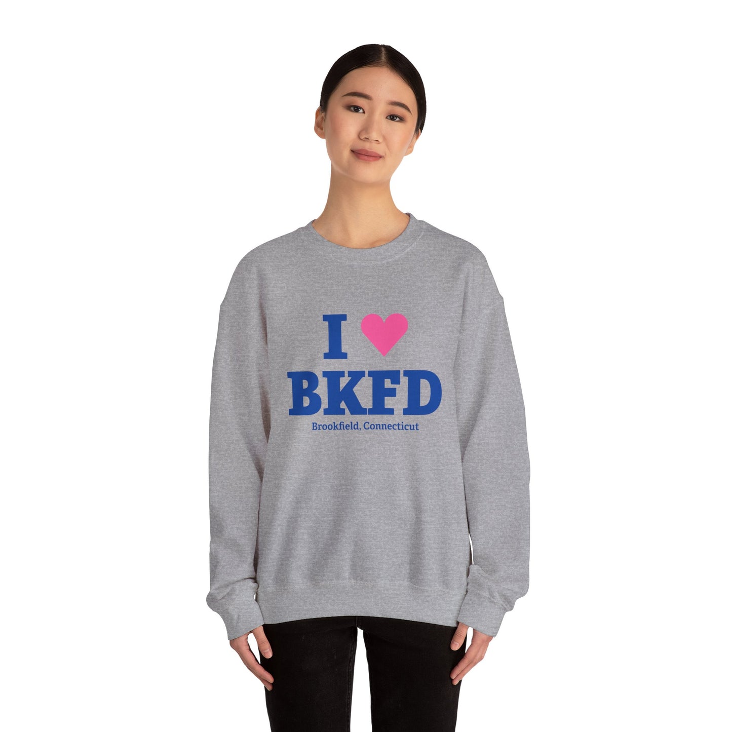 I Heart BKFD Unisex Heavy Blend™ Crewneck Sweatshirt