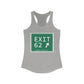 Vintage Exit 62 WCP Sign Women's Ideal Racerback Tank Top