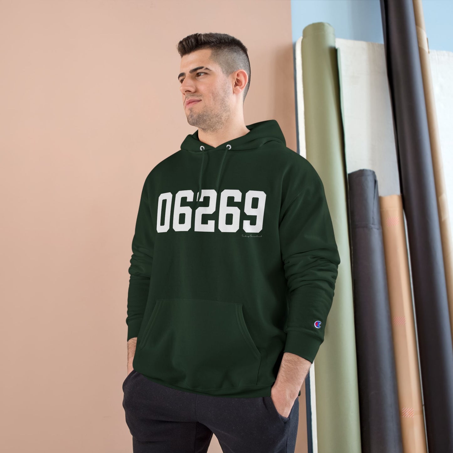06269 Storrs CT Zip Code Champion Hoodie