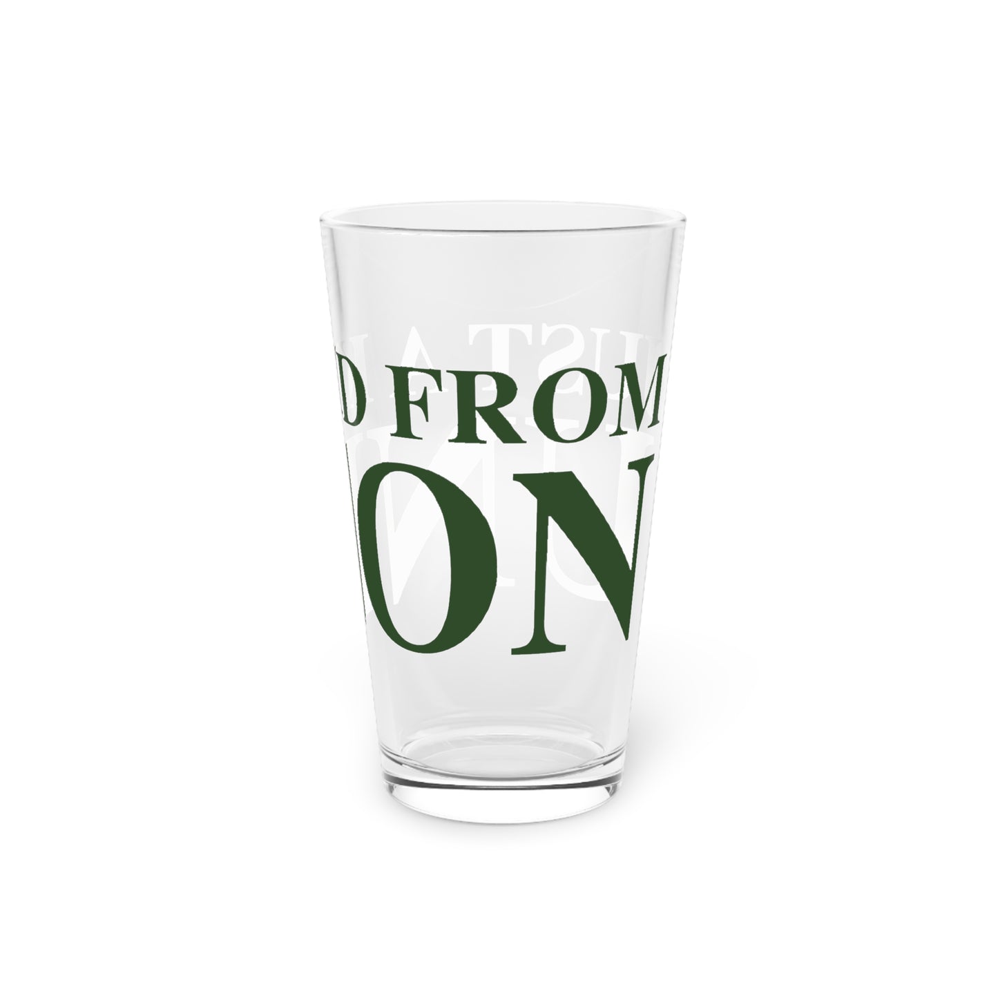 Just a kid from Union Pint Glass, 16oz