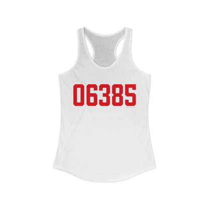 06385 Waterford Connecticut Zip Code Women's Ideal Racerback Tank Top