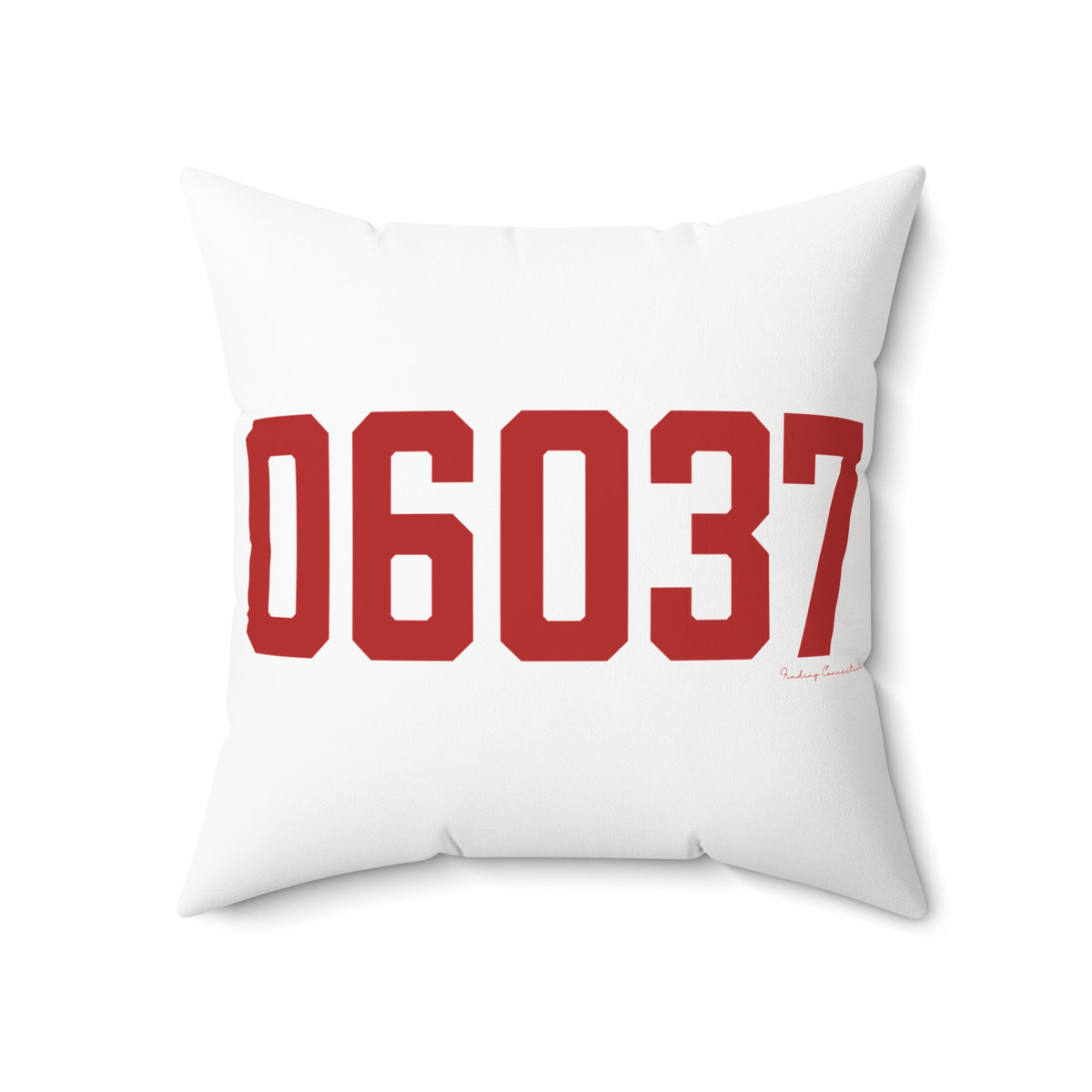 06037 Berlin Connecticut Zip Code Polyester Square Pillow