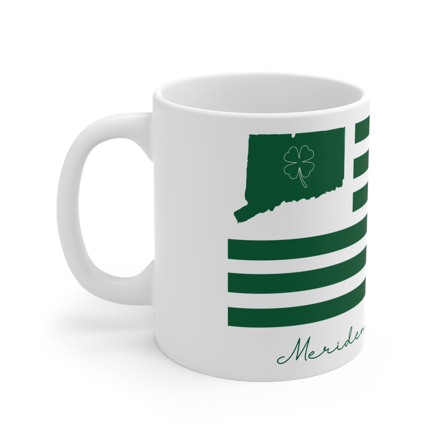 Meriden Connecticut St. Patrick’s Day Flag Mug 11oz