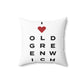 Old Greenwich Vision Spun Polyester Square Pillow