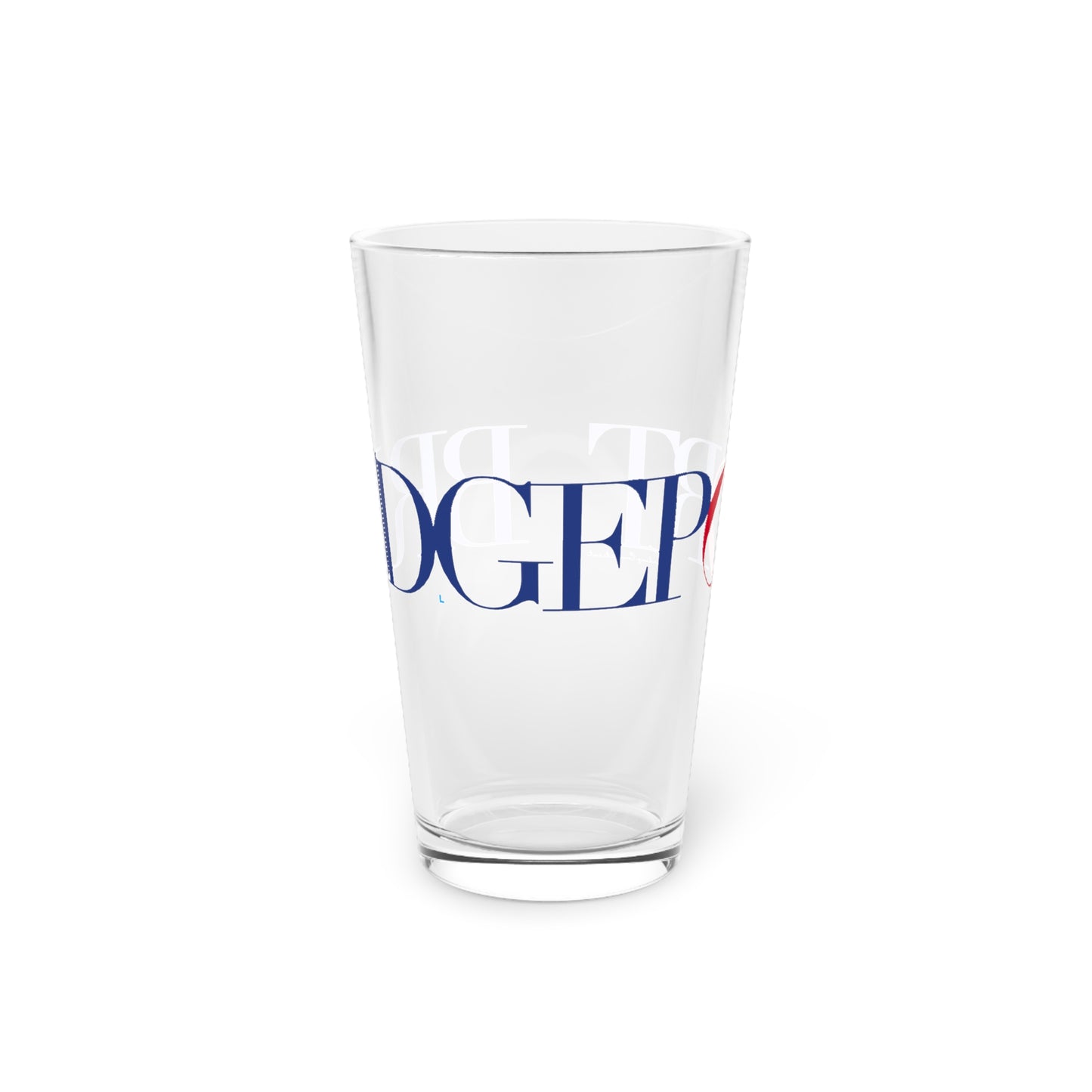 41 Tilt Bridgeport Pint Glass, 16oz