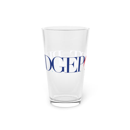 41 Tilt Bridgeport Pint Glass, 16oz