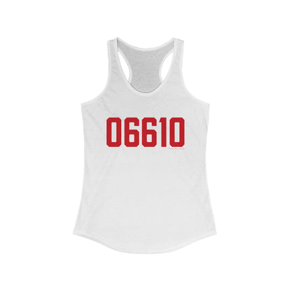 06610  Bridgeport Connecticut Zip Code Women's Ideal Racerback Tank Top