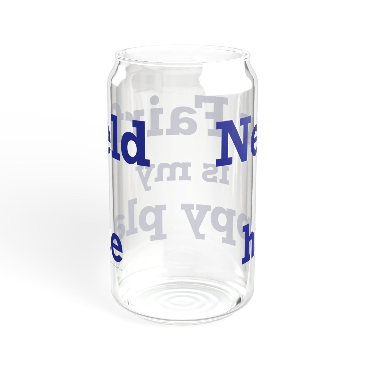 New Fairfield Is My Happy Place Sipper Glass, 16oz