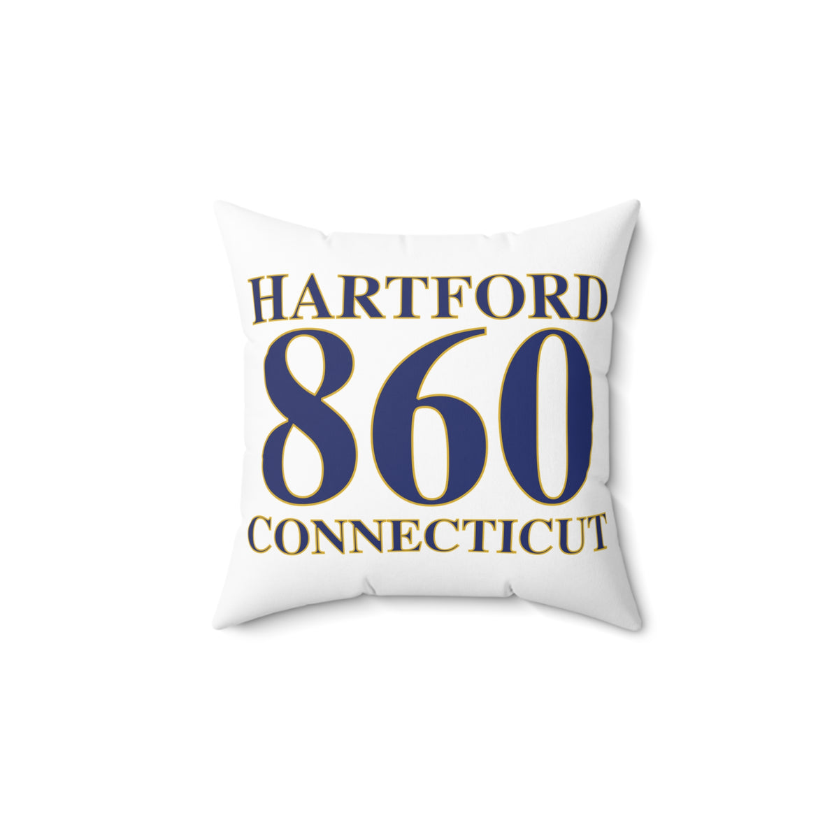 Hartford 860 Connecticut Polyester Square Pillow