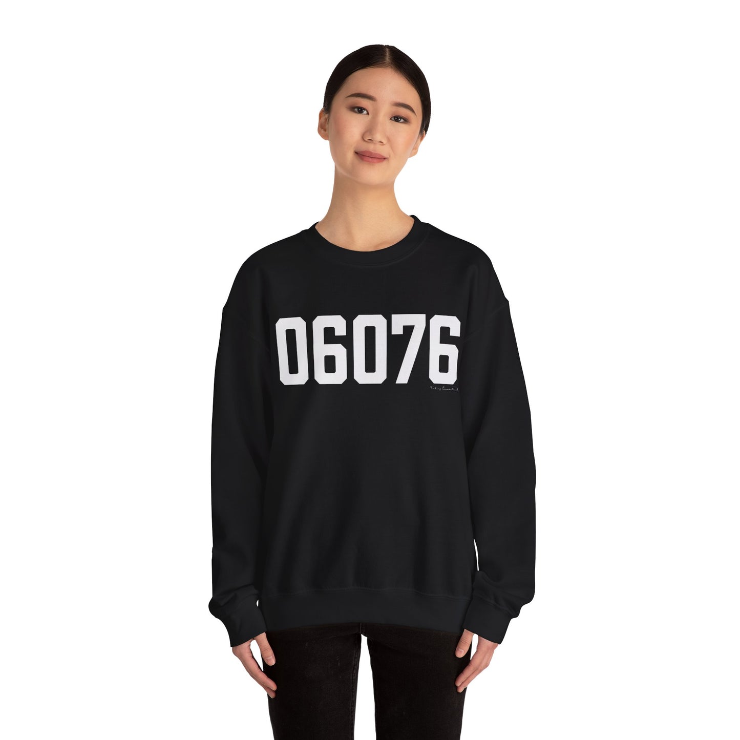 06076 Union CT Zip Code Unisex Heavy Blend™ Crewneck Sweatshirt