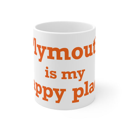 Plymouth is My Happy Place Mug 11oz