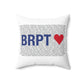 Bridgeport Love Spun Polyester Square Pillow
