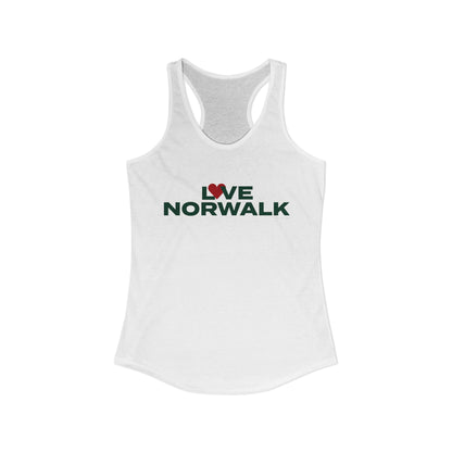 Love Norwalk Women's Ideal Racerback Tank Top