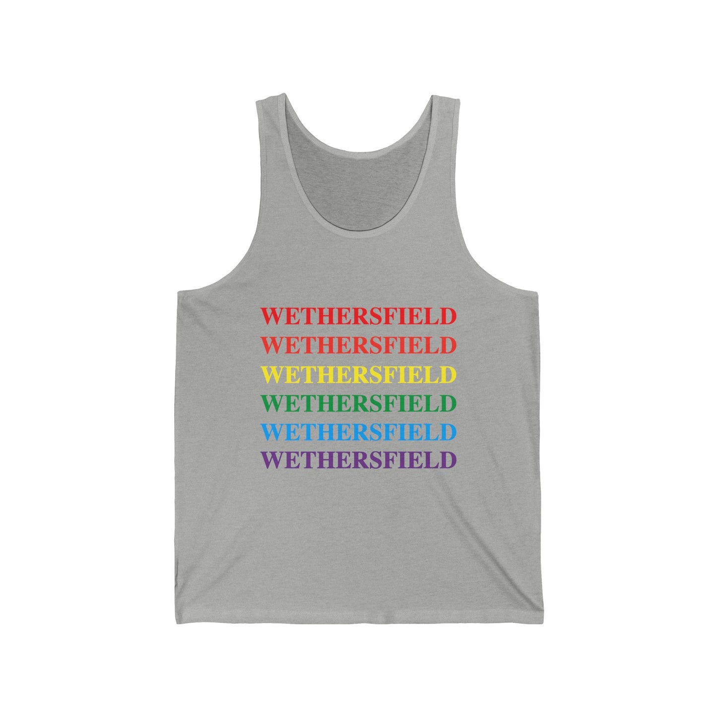 Wethersfield Pride Unisex Jersey Tank