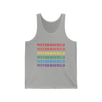 Wethersfield Pride Unisex Jersey Tank