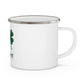 I Clover Pomfret Enamel Camping Mug