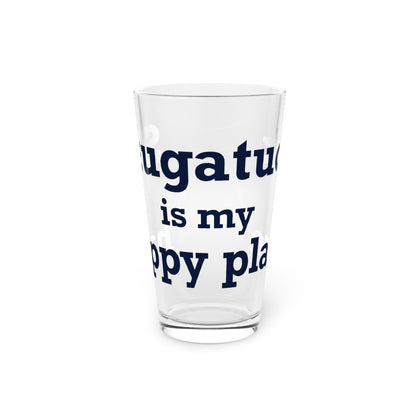 Saugatuck Is My Happy Place Pint Glass, 16oz