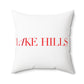 41 Tilt Lake Hills Spun Polyester Square Pillow