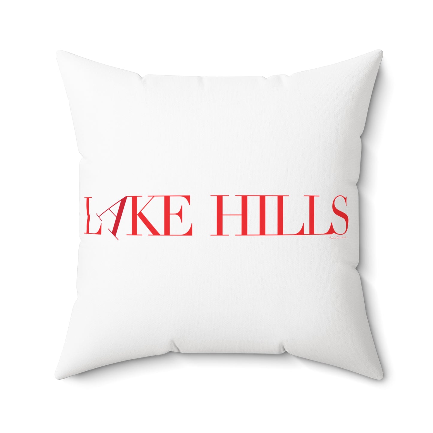 41 Tilt Lake Hills Spun Polyester Square Pillow