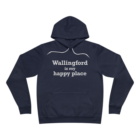 Wallingford is My Happy Place Unisex Sponge Fleece Pullover Hoodie