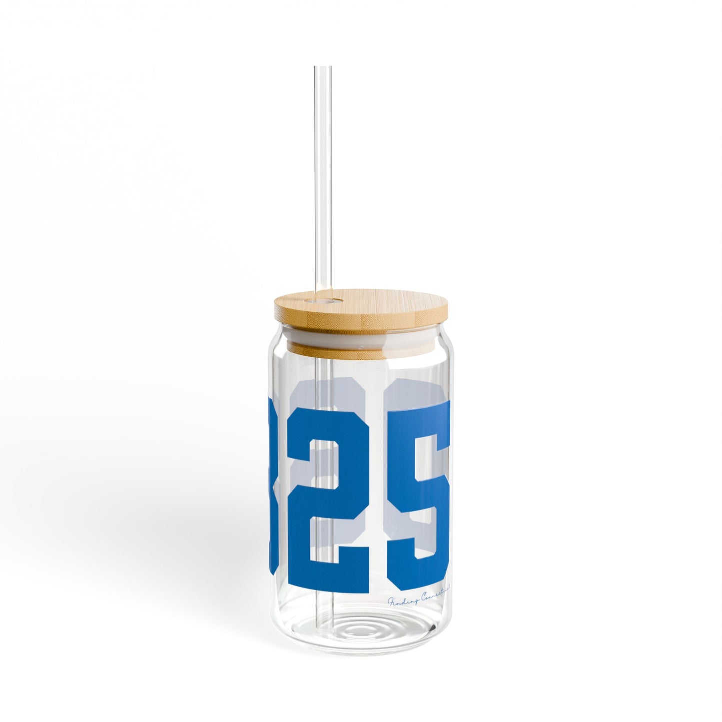 06824 Fairfield Connecticut Zip Code Sipper Glass, 16oz