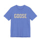 Goose Zip Code Cream & Purple Unisex Jersey Short Sleeve T-Shirt