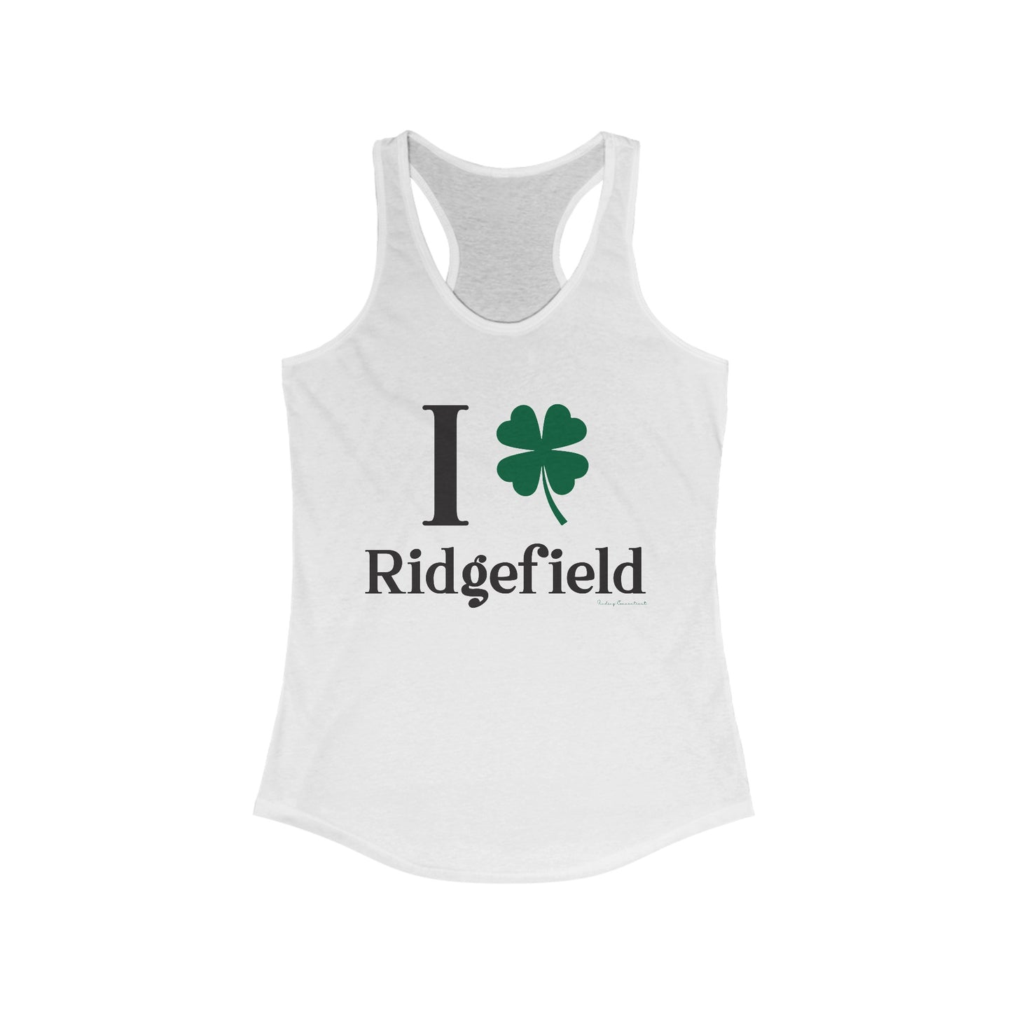 I Clover Ridgefield Women's Ideal Racerback Tank