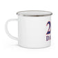 203 Darien Red White & Blue Enamel Camping Mug