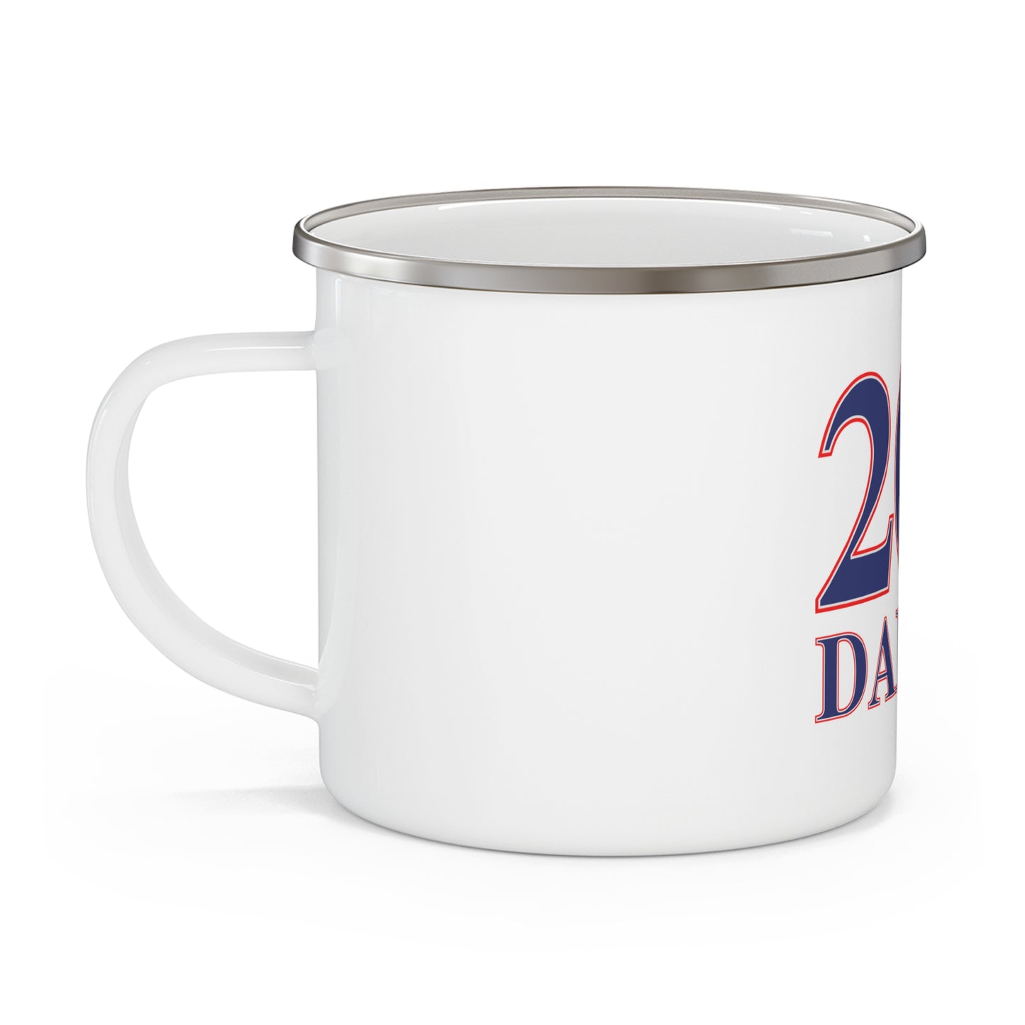 203 Darien Red White & Blue Enamel Camping Mug