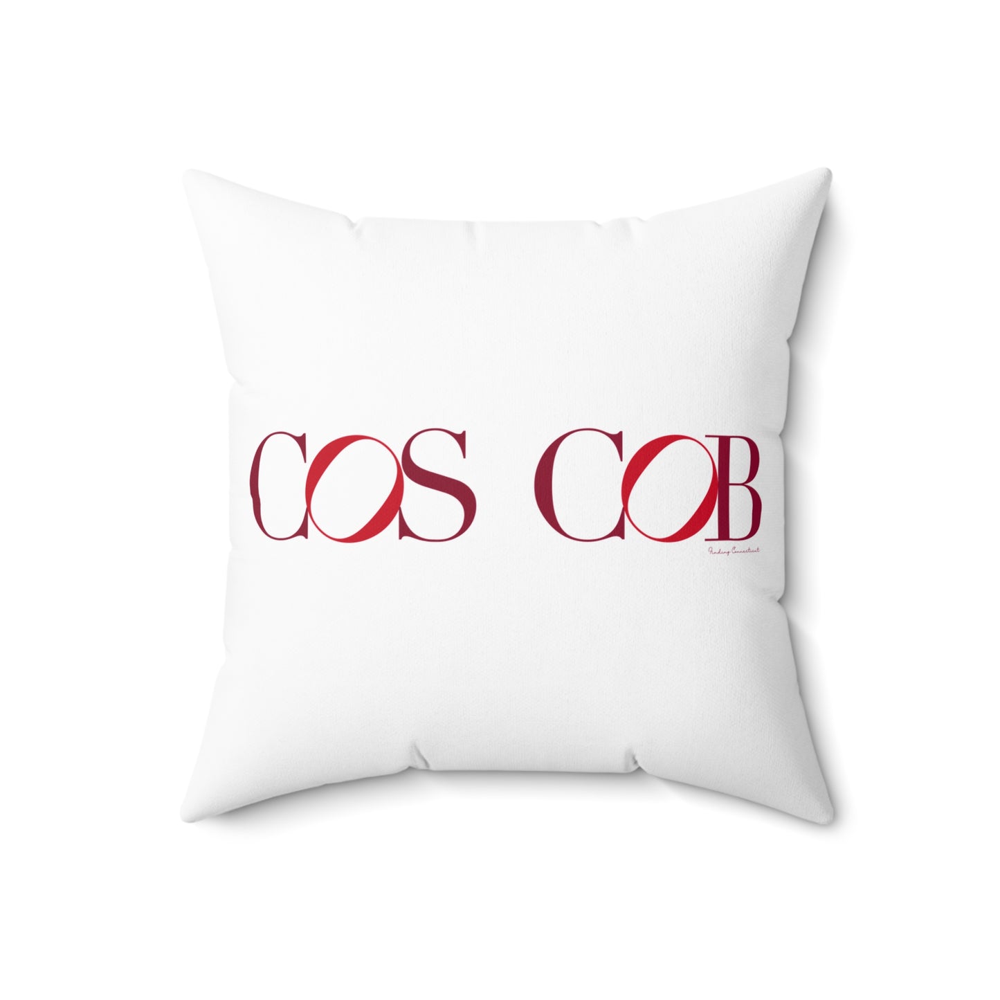 41 Tilt Cos Cob Spun Polyester Square Pillow