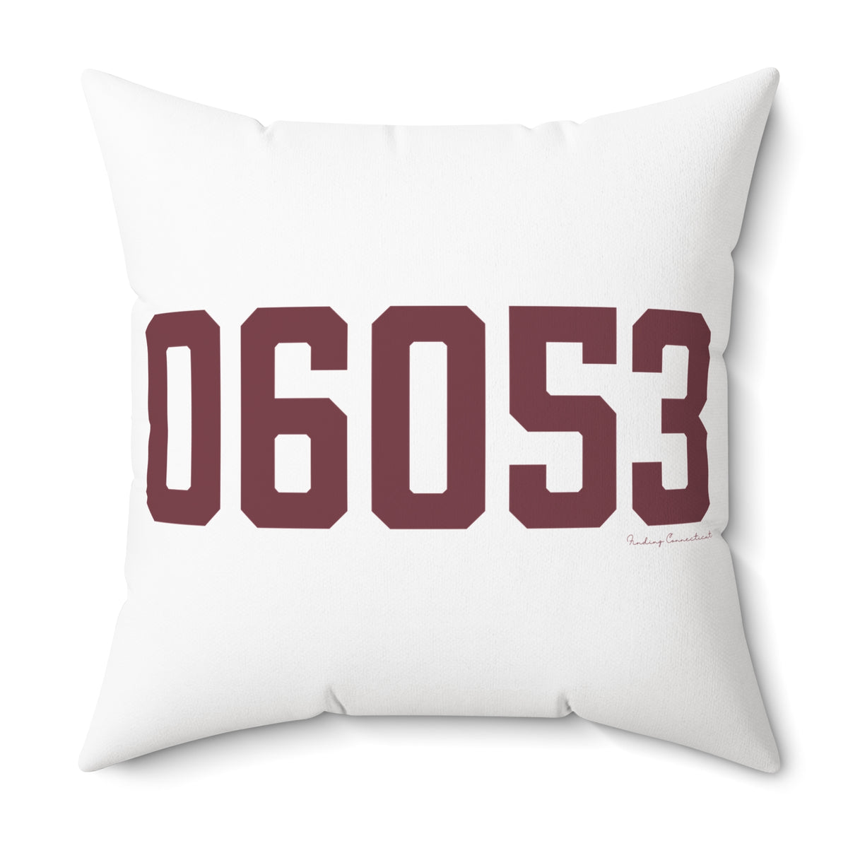 06053 New Britain Connecticut Zip Code Polyester Square Pillow