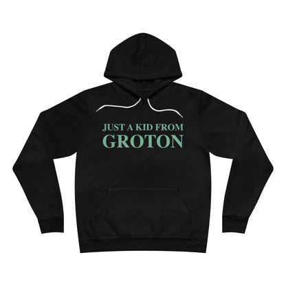 Just a kid from Groton Unisex Sponge Fleece Pullover Hoodie